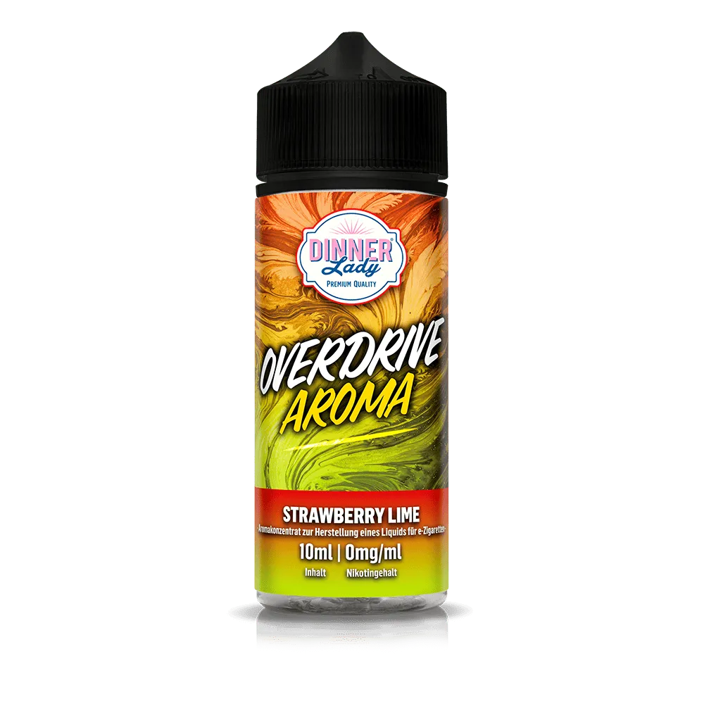 Dinner Lady Overdrive - Strawberry Lime 10ml Aroma Longfill
