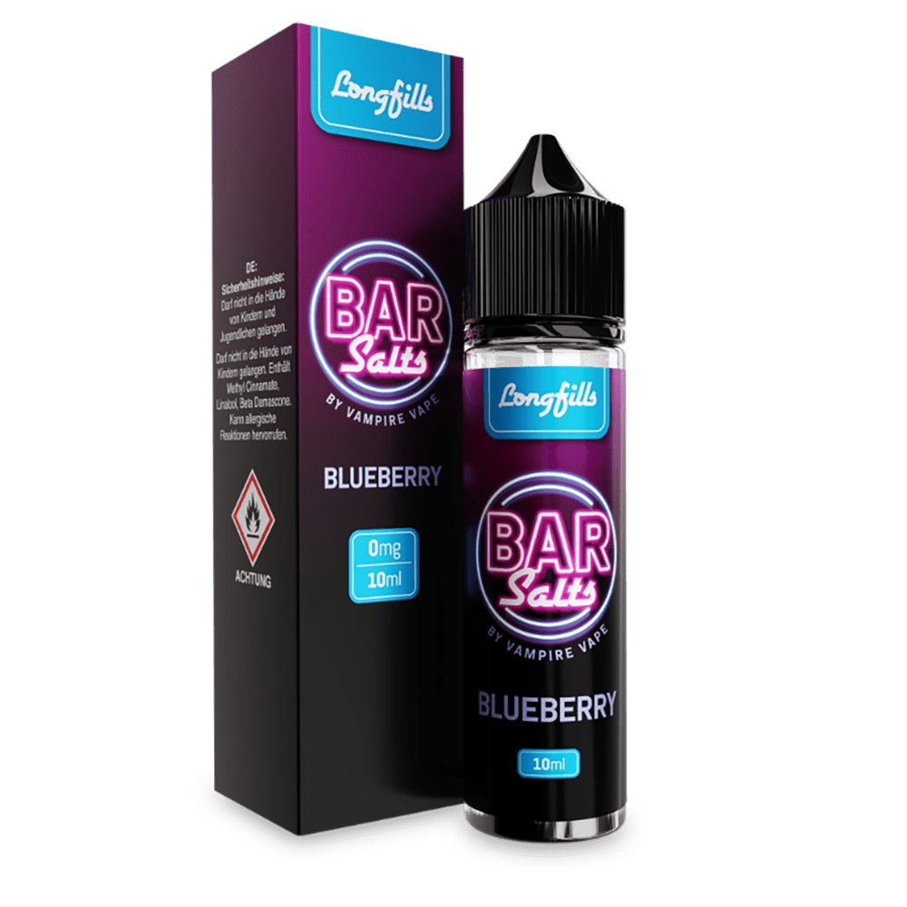 Bar Salts Aroma Longfill - Blueberry - 10ml in 60ml Flasche 