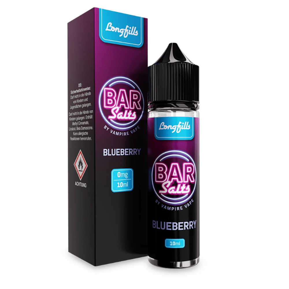 Bar Salts Aroma Longfill - Blueberry - 10ml in 60ml Flasche Bar Salts Aroma Longfill - Blueberry - 10ml in 60ml Flasche