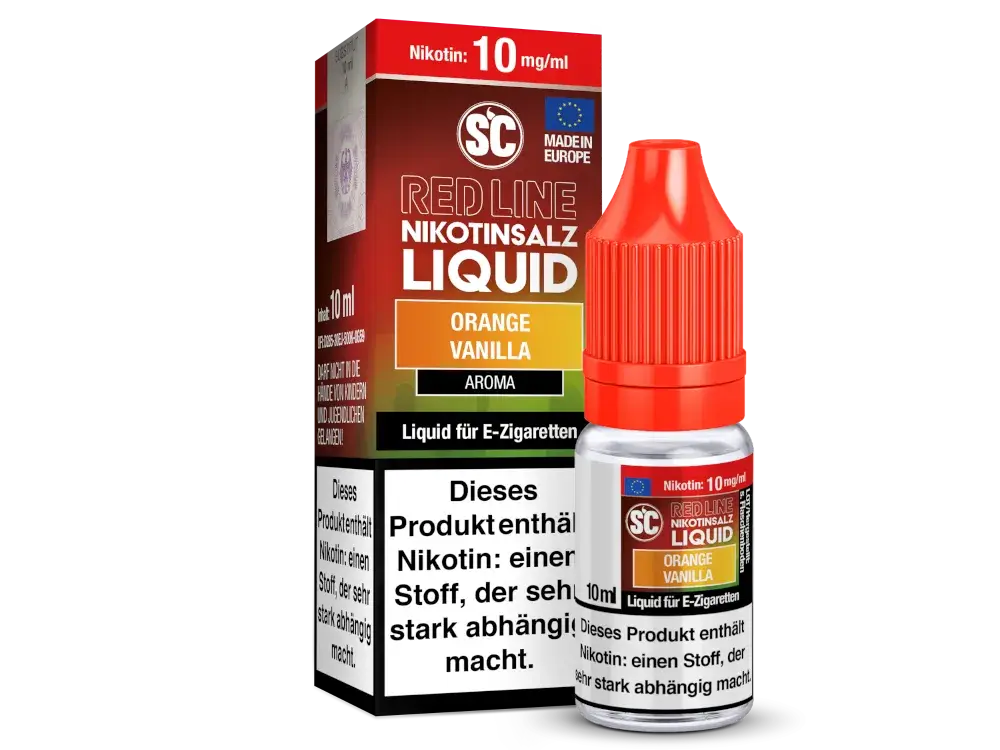 SC Red Line - Orange Vanilla 10ml Nikotinsalz Liquid - 10mg