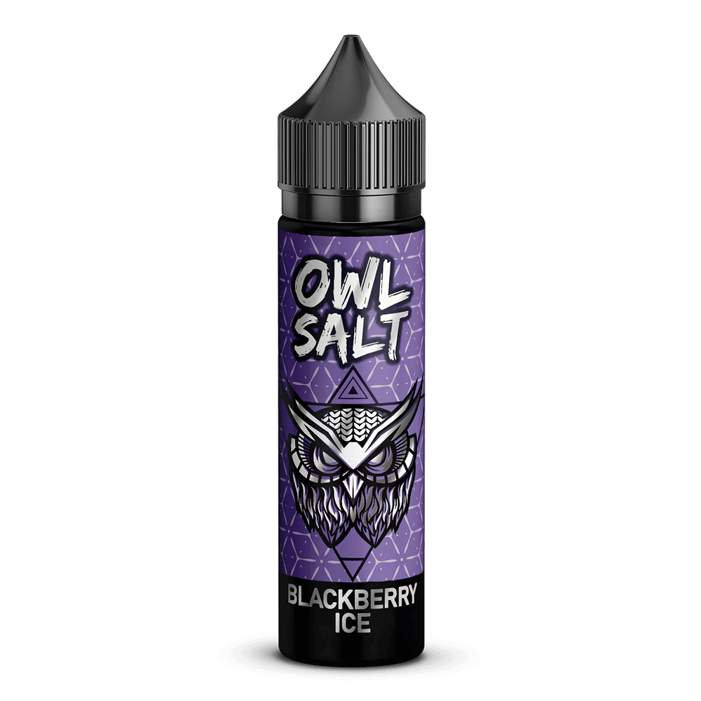 OWL Salt Aroma Longfill - Blackberry Ice - 10ml in 60ml Flasche 