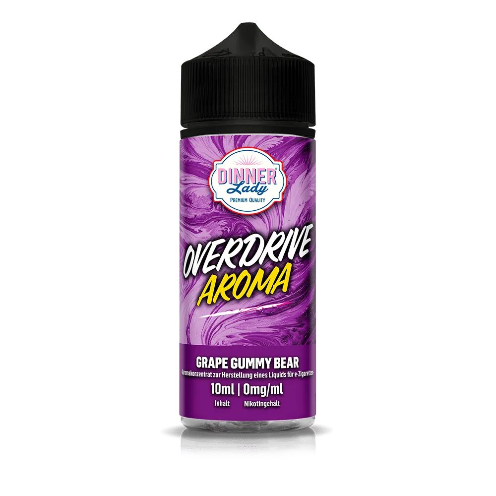 Dinner Lady Overdrive - Grape Gummy Bear 10ml Aroma Longfill