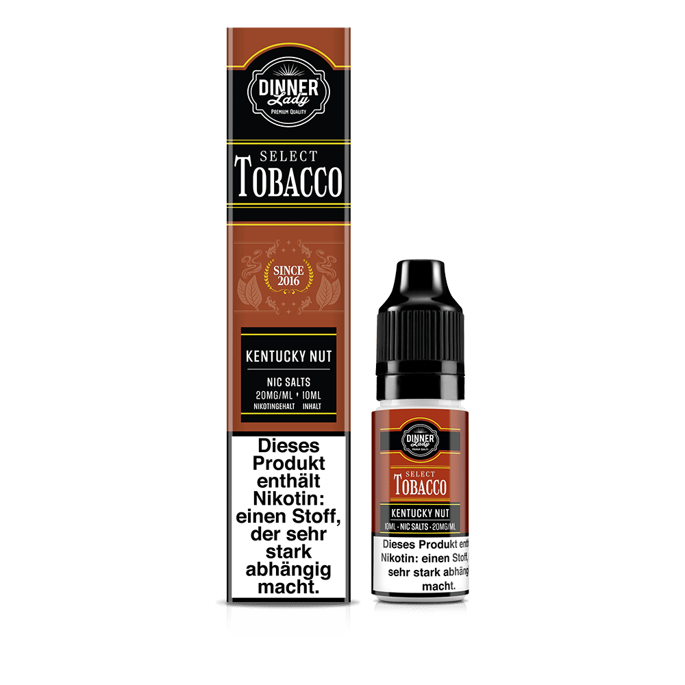 Dinner Lady Nikotinsalz - Kentucky Nut - 50/50 10ml Liquid 20mg Dinner Lady Nikotinsalz - Kentucky Nut - 50/50 10ml Liquid 20mg
