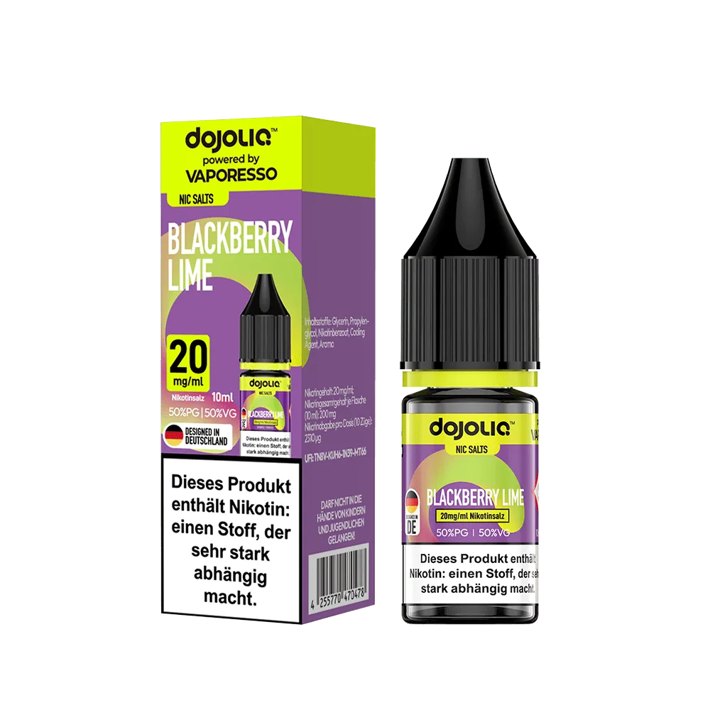 Dojoliq - Blackberry Lime 10ml Nikotinsalz Liquid