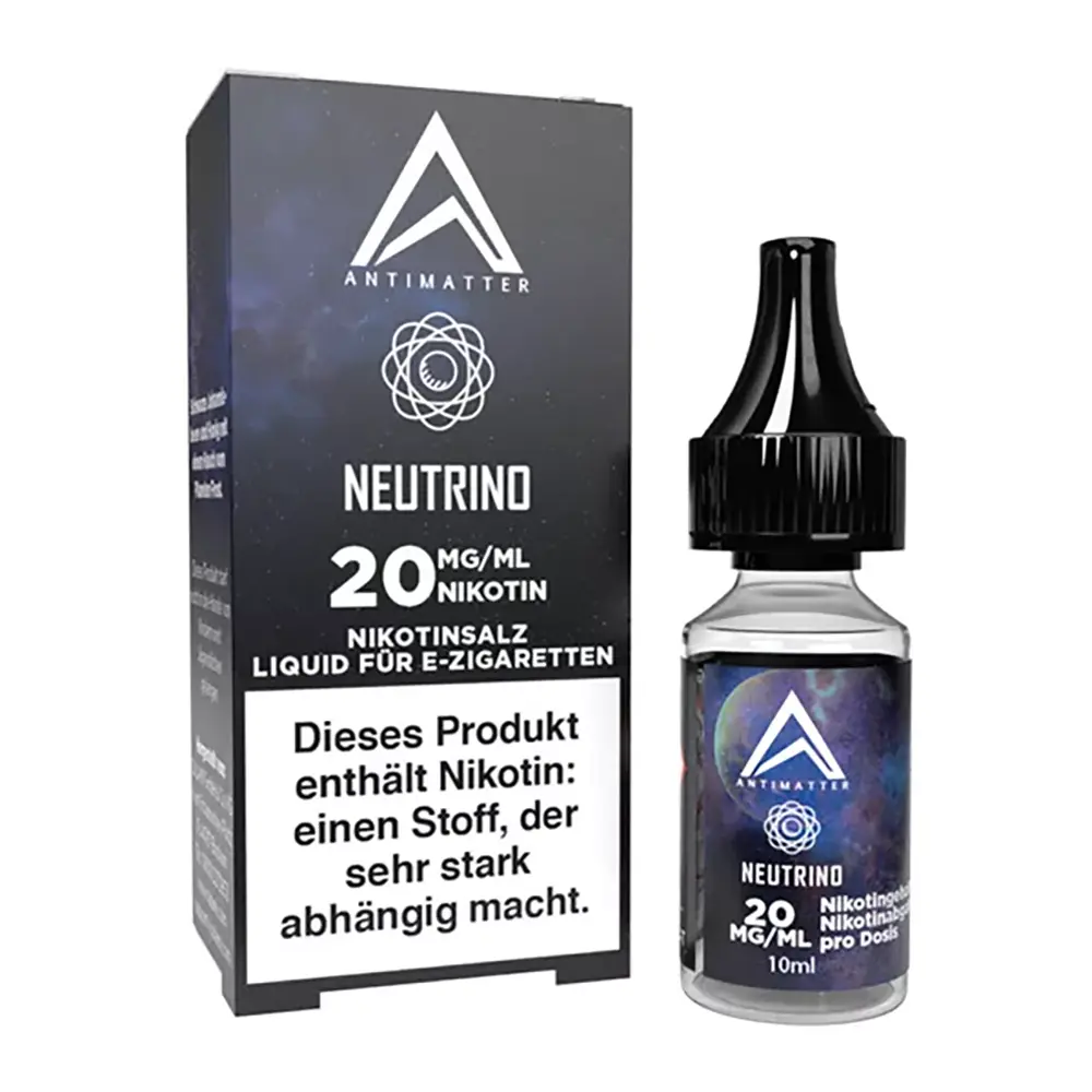 Antimatter Nikotinsalz - Neutrino - Liquid 20mg Antimatter Nikotinsalz - Neutrino - Liquid 20mg