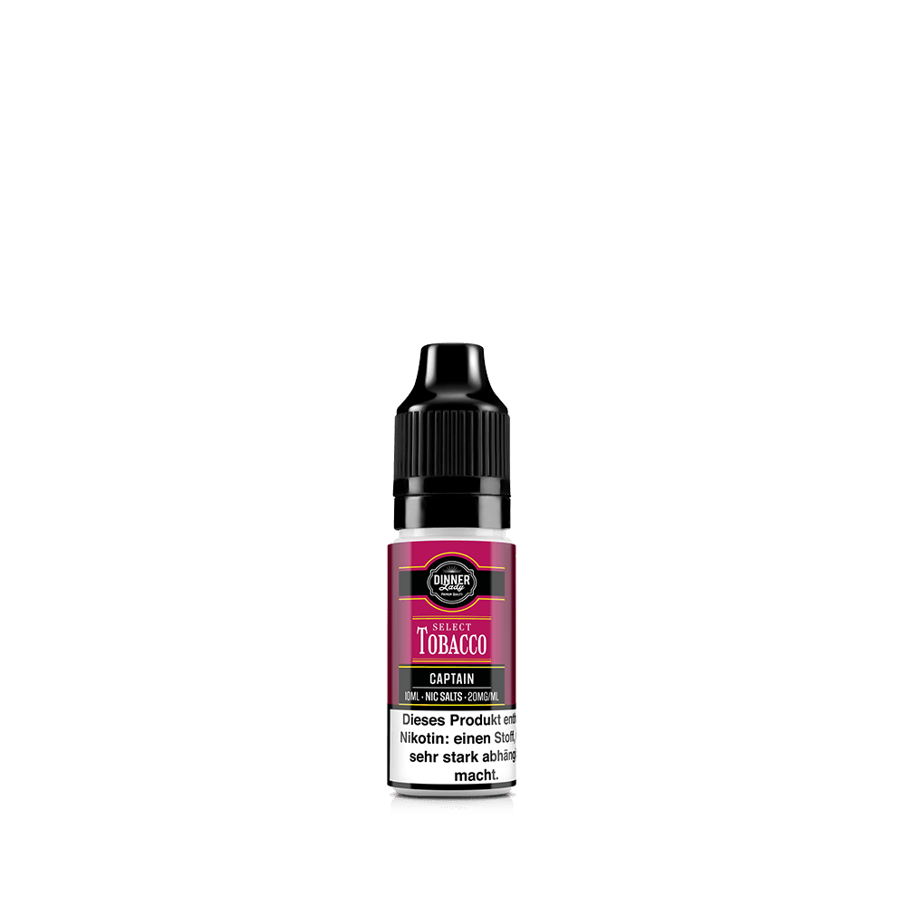 Dinner Lady Nikotinsalz - Captain - 50/50 10ml Liquid 20mg 