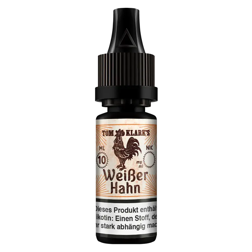 Tom Klark Weißer Hahn 10ml Liquid 6mg  Tom Klark Weißer Hahn 10ml Liquid 6mg