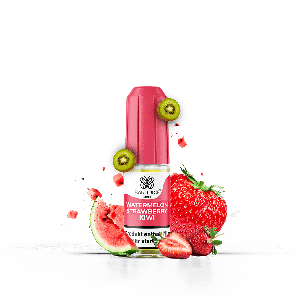 Bar Juice 5000 Nikotinsalz - Watermelon Strawberry Kiwi - Liquid 20mg 10ml  C
