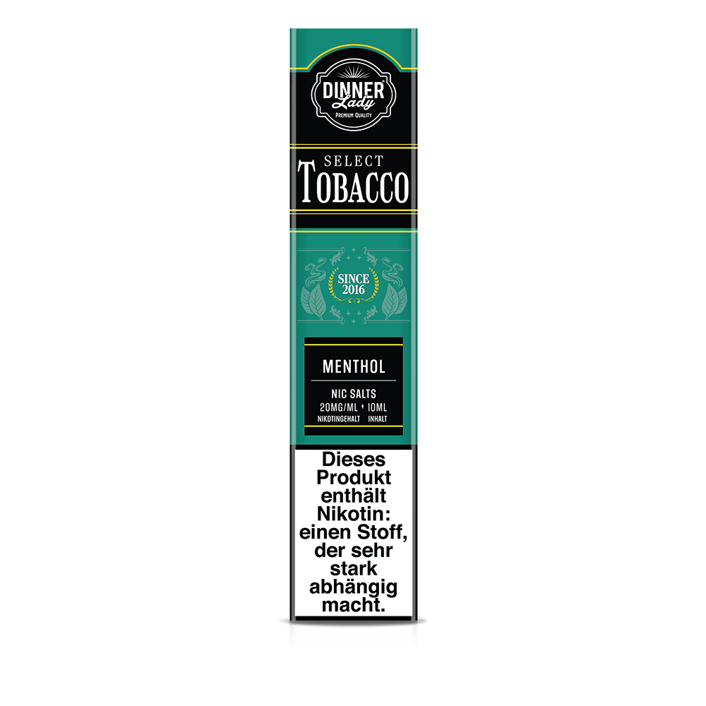 Dinner Lady Nikotinsalz - Menthol - 50/50 10ml Liquid 20mg 