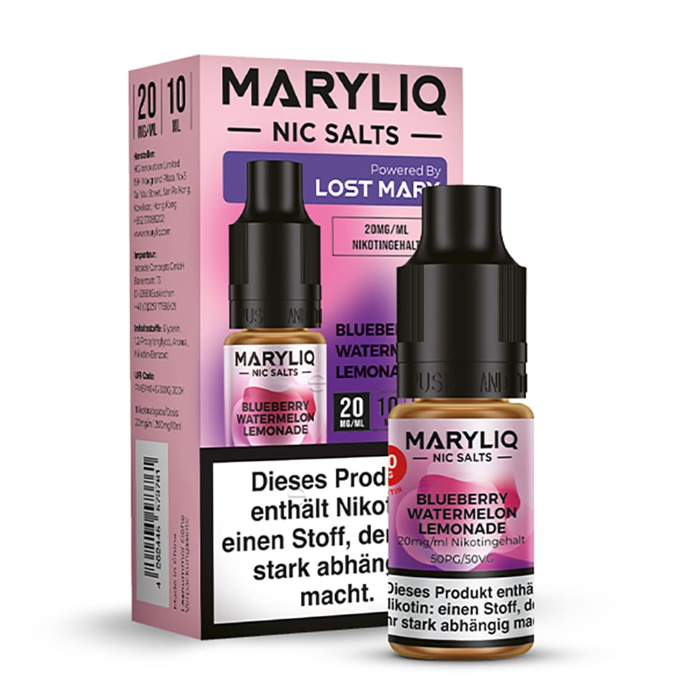 Maryliq Nikotinsalz - Blueberry Watermelon Lemonade - 20mg 10ml 