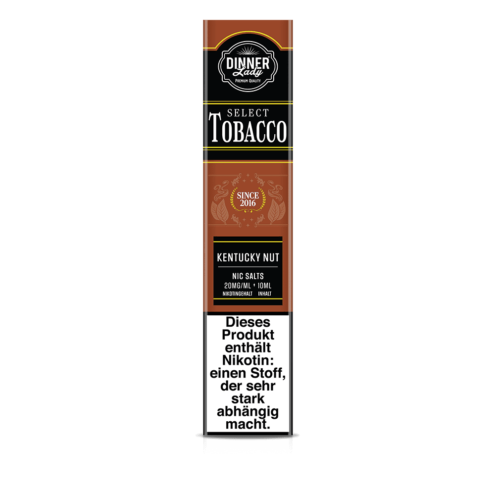 Dinner Lady Nikotinsalz - Kentucky Nut - 50/50 10ml Liquid 20mg 