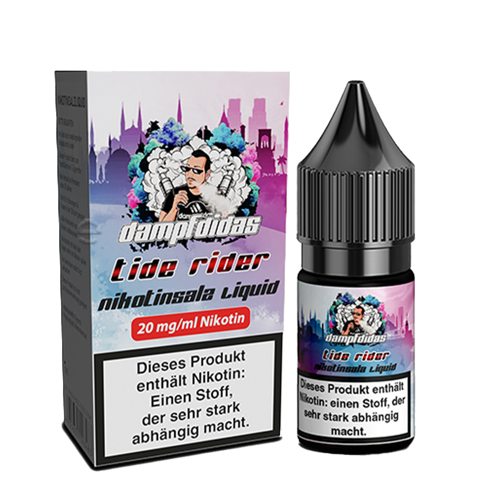 Dampfdidas Nikotinsalz - Tide Rider - 10ml Liquid 20mg  Dampfdidas Nikotinsalz - Tide Rider - 10ml Liquid 20mg