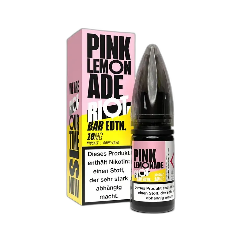 Riot Squad Nikotinsalz - Pink Lemonade - Liquid 10mg 10ml Riot Squad Nikotinsalz - Pink Lemonade - Liquid 10mg 10ml