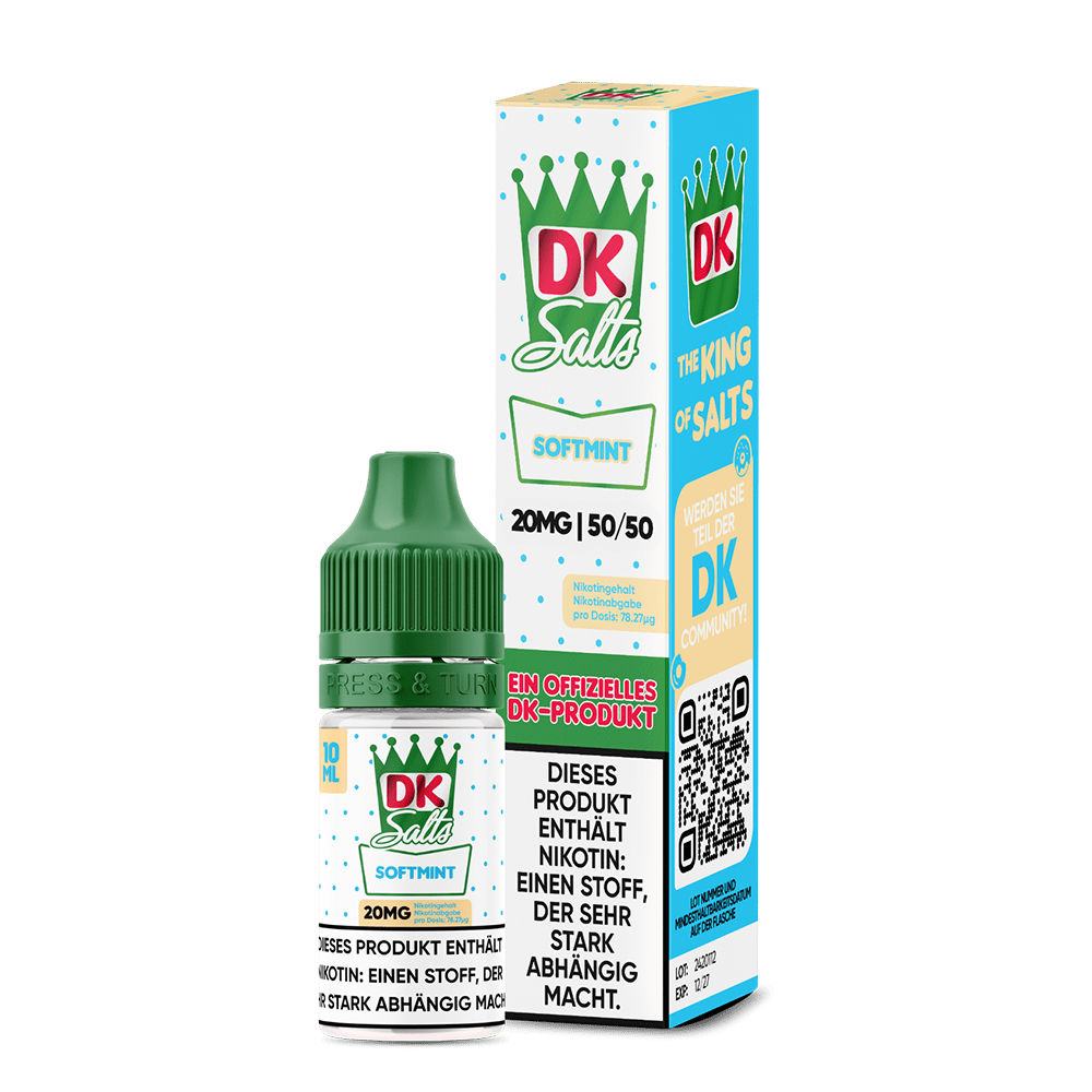 DK Salts Nikotinsalz - Softmint - Liquid 20mg 10ml C DK Salts Nikotinsalz - Softmint - Liquid 20mg 10ml C