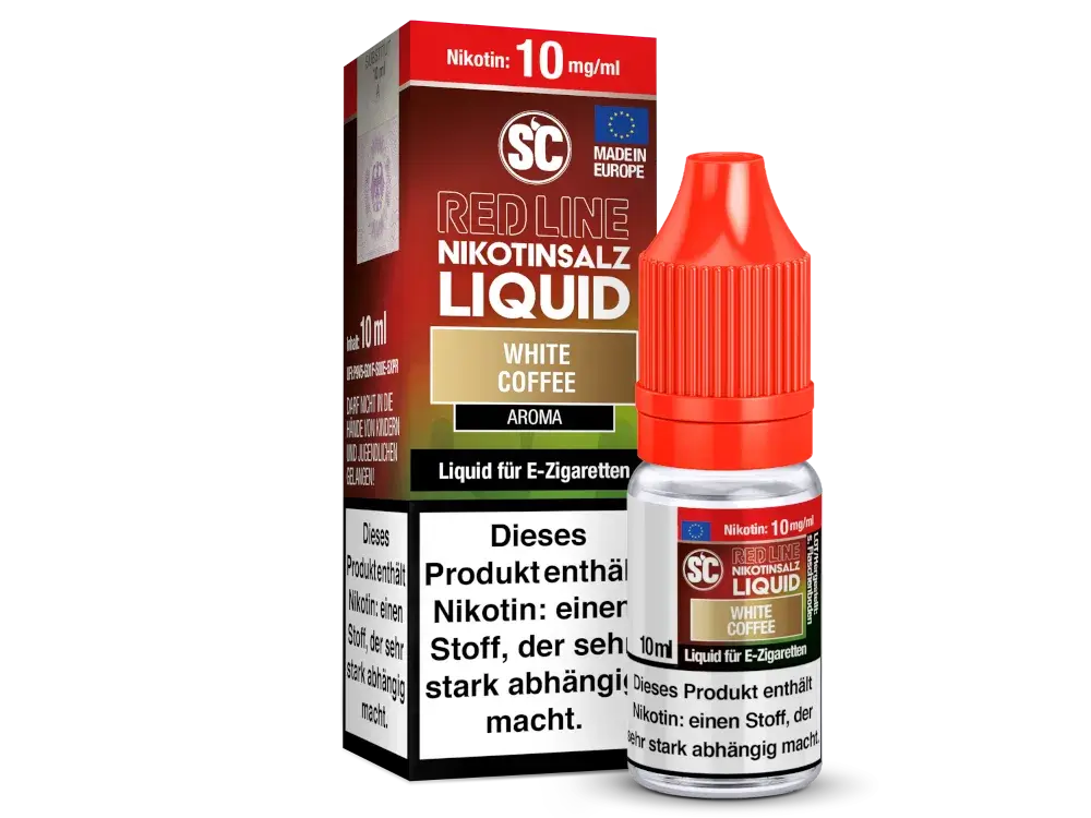 SC Red Line - White Coffee 10ml Nikotinsalz Liquid