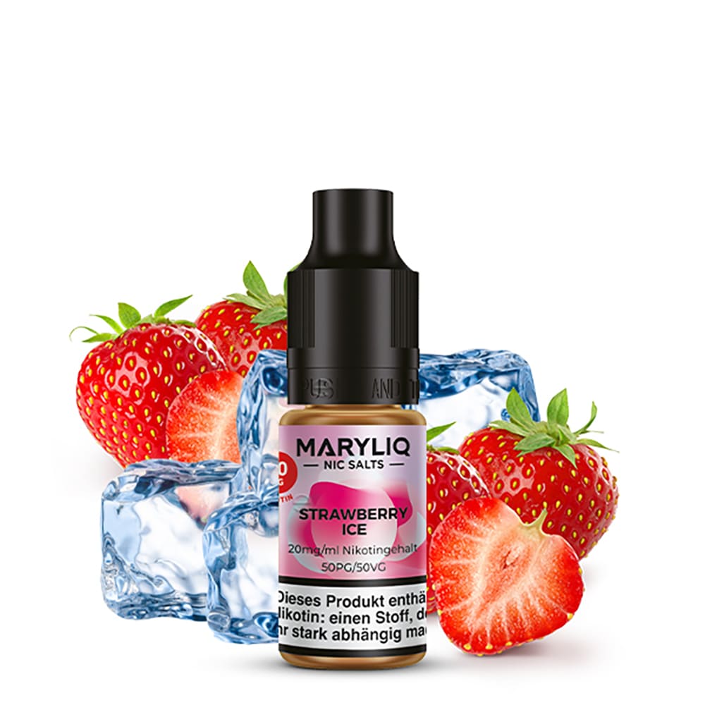 Maryliq Nikotinsalz - Strawberry Ice - 20mg 10ml  Maryliq Nikotinsalz - Strawberry Ice - 20mg 10ml