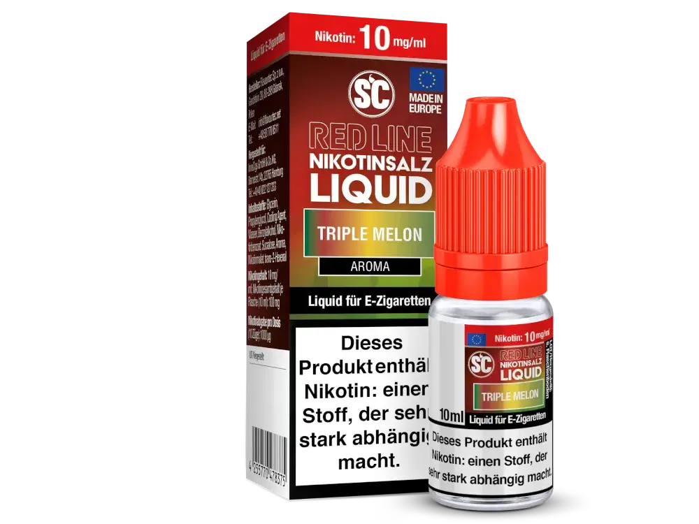 SC Red Line - Triple Melon 10ml Nikotinsalz Liquid