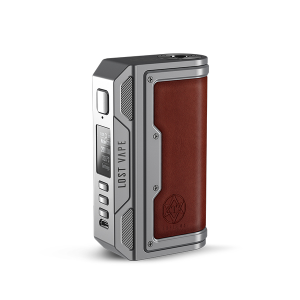 Lost Vape Thelema DNA 250C Mod Stainless Steel- Calf Leather