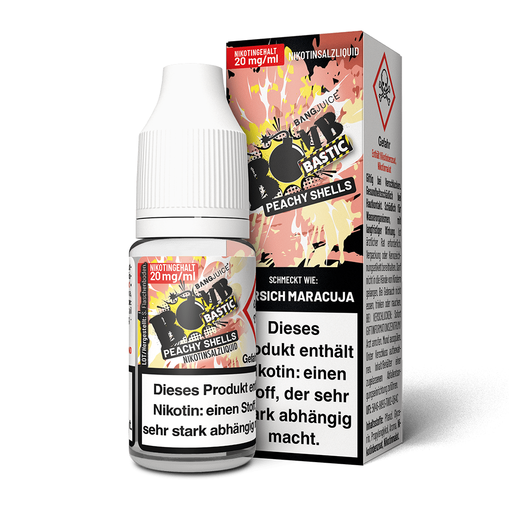 Bang Juice Bomb Bastic Nikotinsalz - Peachy Shells - 20mg 10ml 