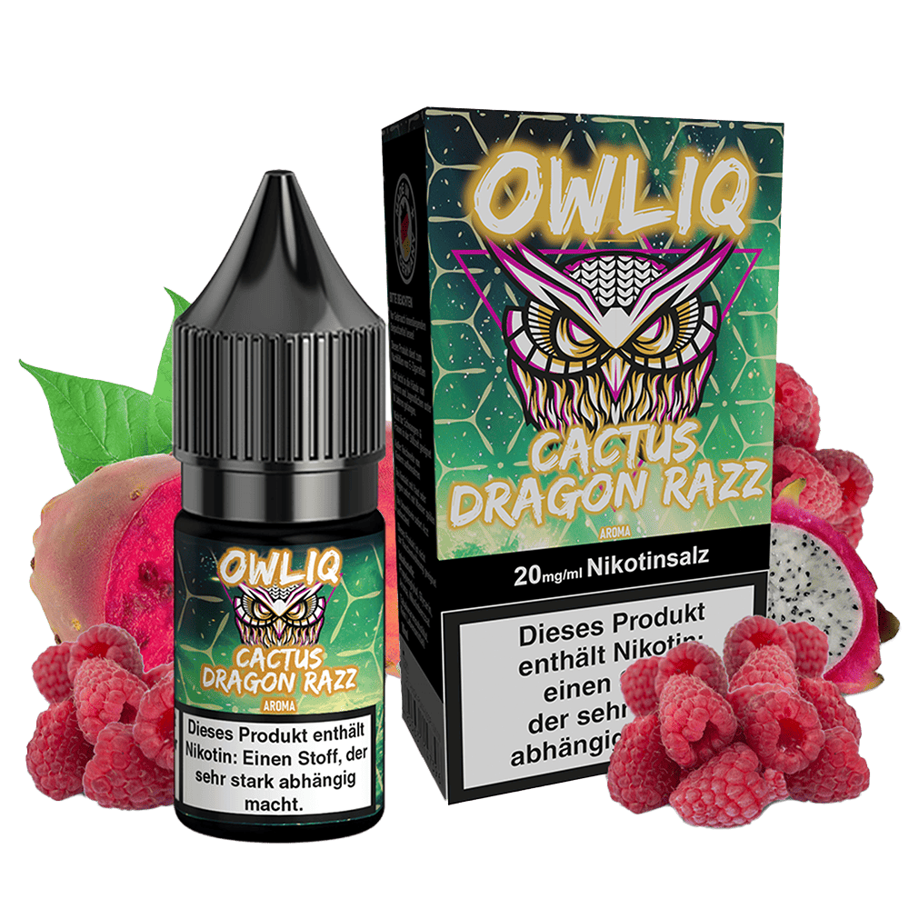 OWLIQ Nikotinsalz - Cactus Dragon Razz - 10ml Liquid 20mg  C