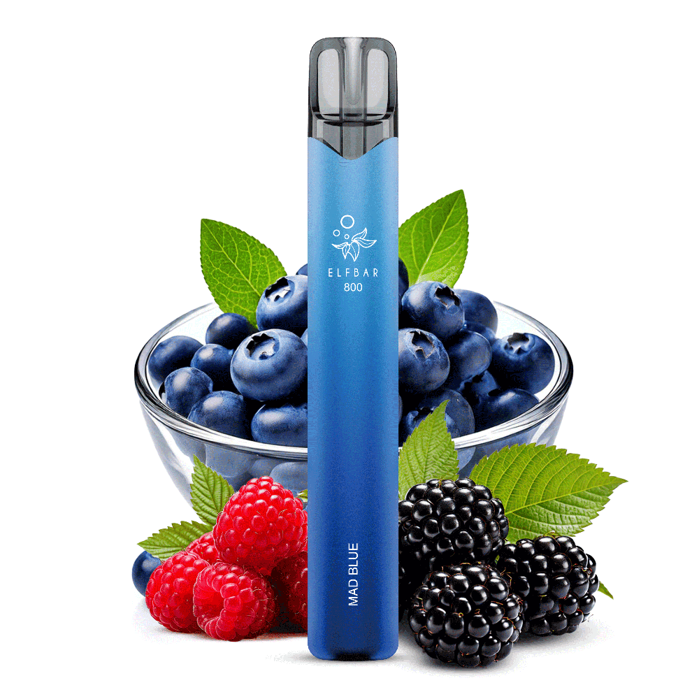 Elfbar 800 Einweg E-Zigarette - Mad Blue - 20mg  C