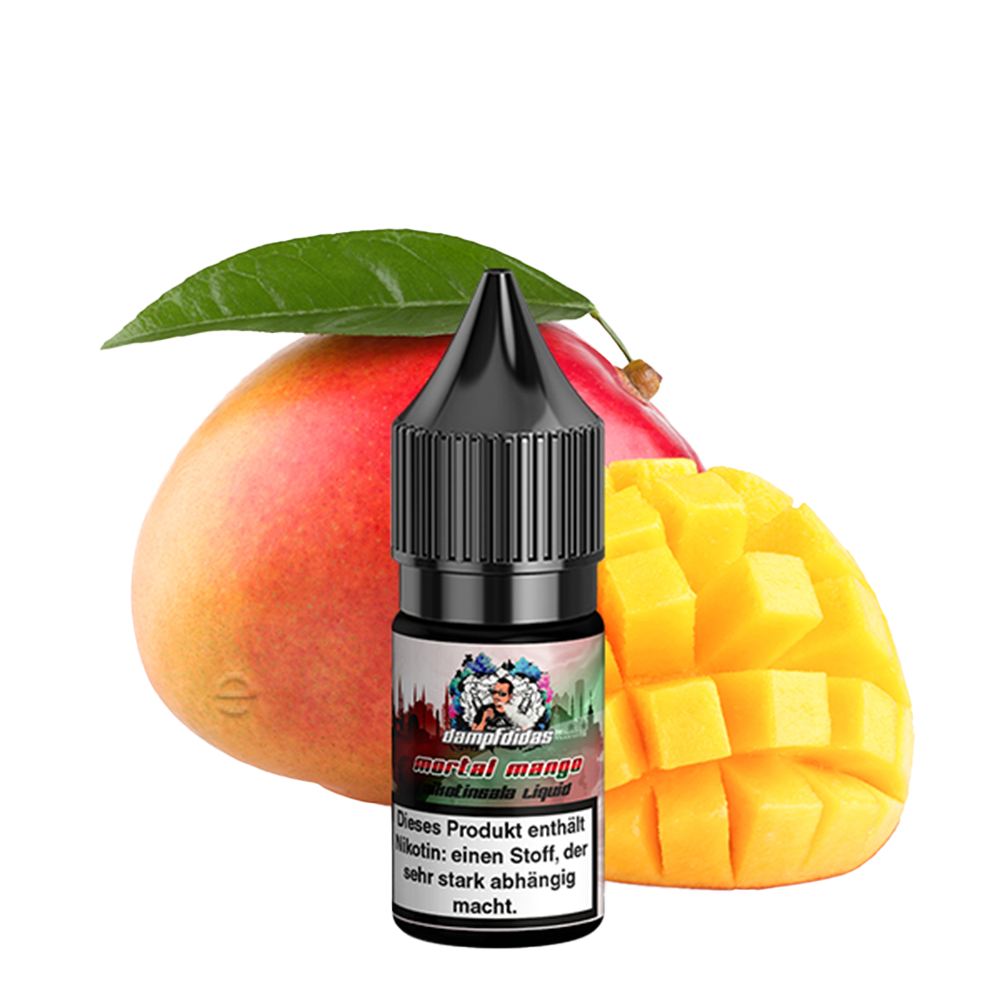 Dampfdidas Nikotinsalz - Mortal Mango - 10ml Liquid 20mg  Dampfdidas Nikotinsalz - Mortal Mango - 10ml Liquid 20mg