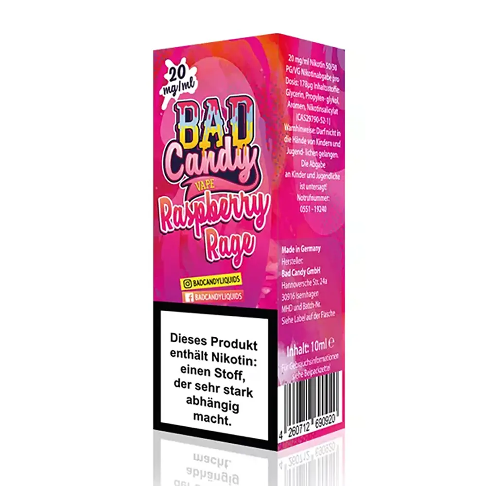 Bad Candy Raspberry Rage Nic Salt 20mg 