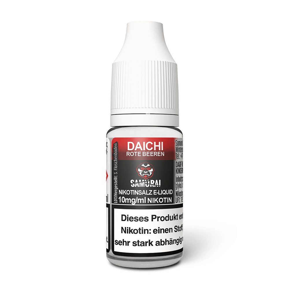 Samurai Nikotinsalz - Daichi Rote Beeren - Liquid 10mg 10ml 