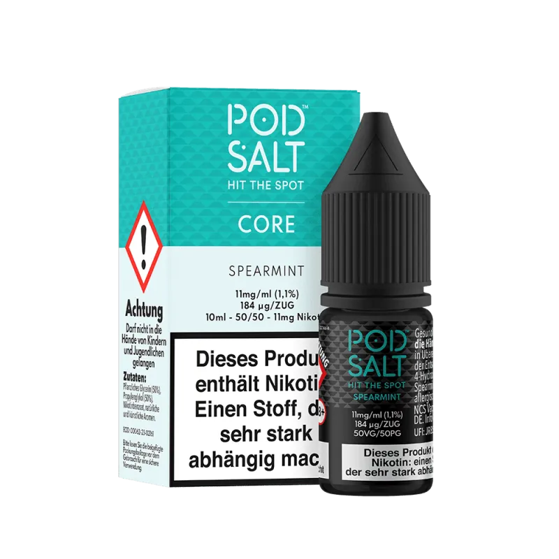 Pod Salt Core - Spearmint 10ml Nikotinsalz Liquid