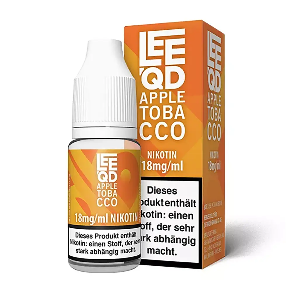 LEEQD Tabak Apple Tobacco 10ml 18mg Liquid 