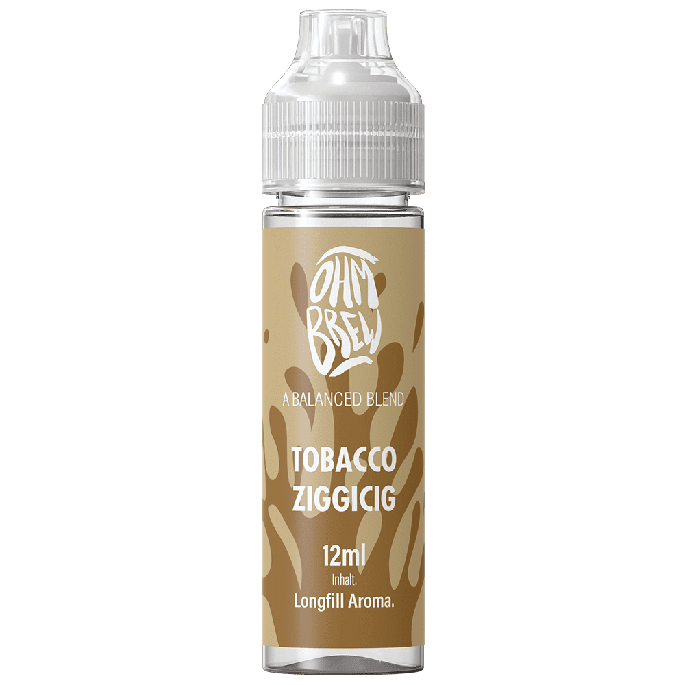 Ohm Brew Aroma Longfill - Tobacco Ziggicig - 12ml in 60ml Flasche 