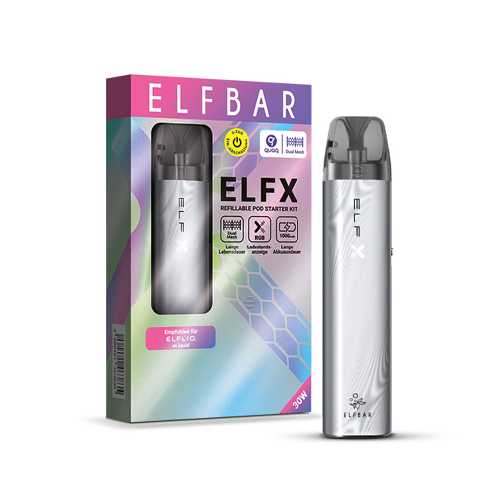 Elfbar ELFX Kit Silver Elfbar ELFX Kit Silver