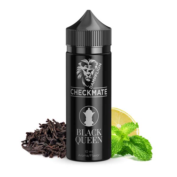 Dampflion Checkmate Black Queen Aroma 10ml in 120ml Flasche 