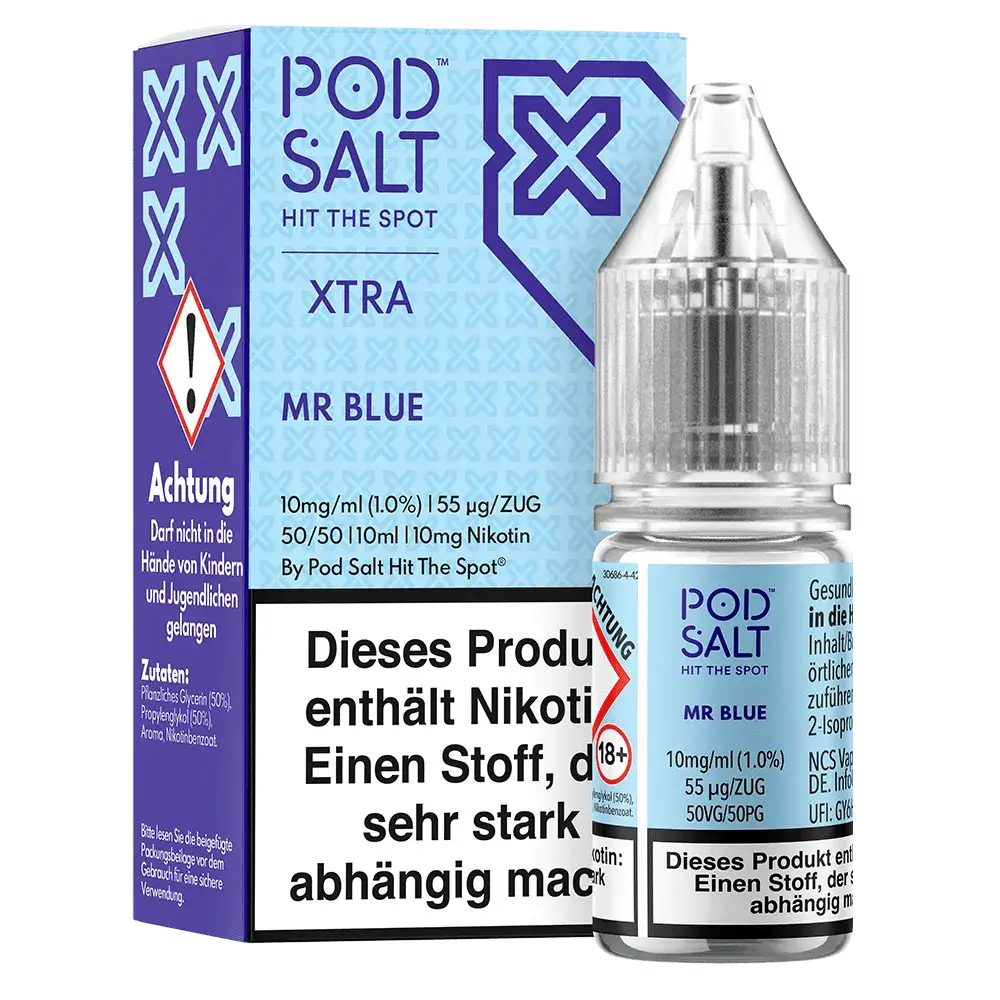 Pod Salt Xtra - Mr Blue 10ml Nikotinsalz Liquid