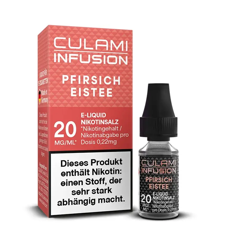 Culami Infusion - Pfirsich Eistee 10ml Nikotinsalz Liquid