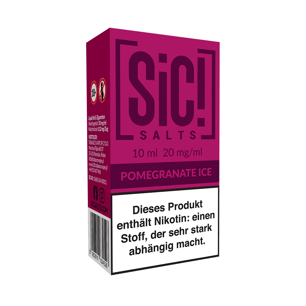 SIC Nikotinsalz - Pomegranate Ice -10ml Liquid 20mg 