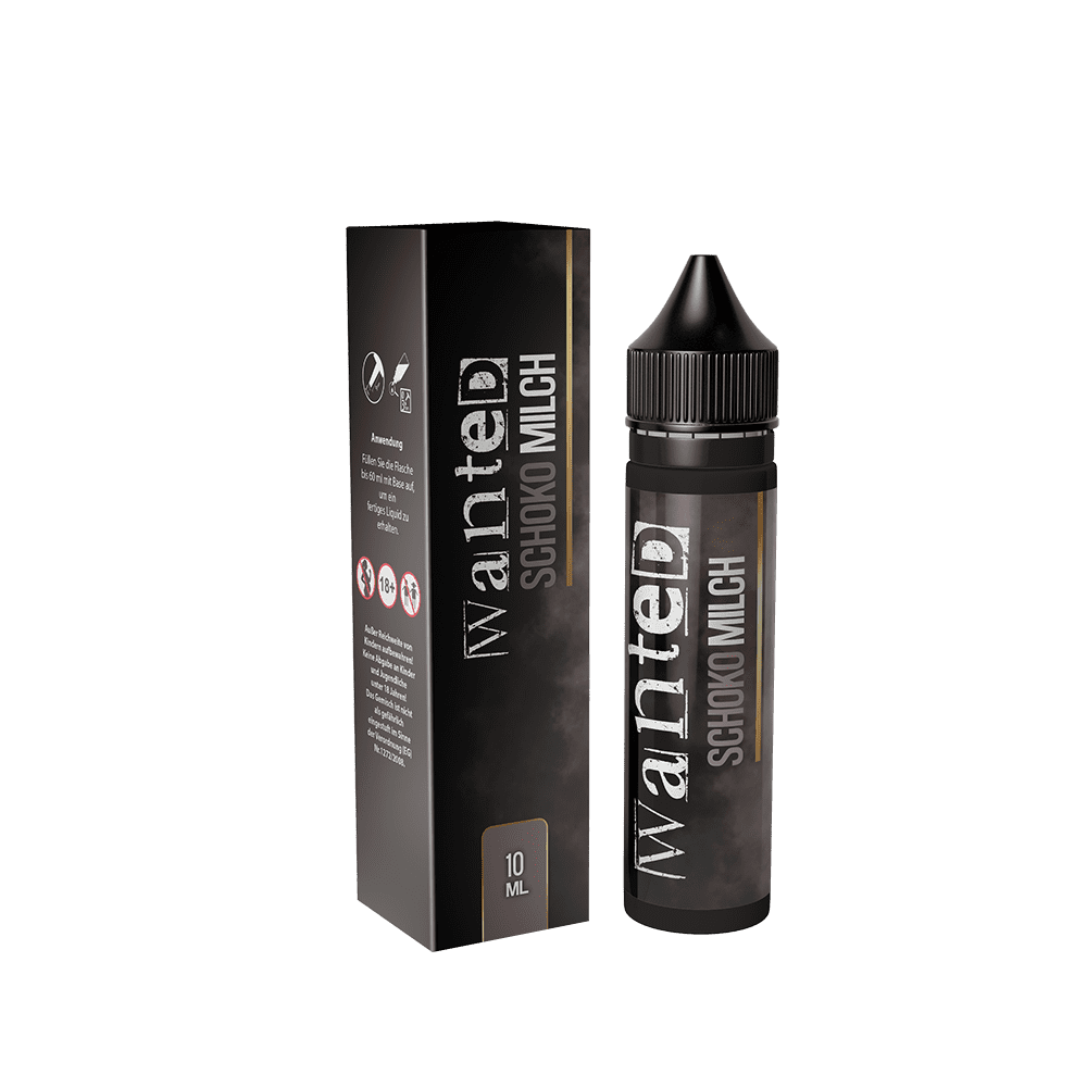 Wanted Aroma Longfill - Schokomilch - 10ml in 60ml Flasche Wanted Aroma Longfill - Schokomilch - 10ml in 60ml Flasche