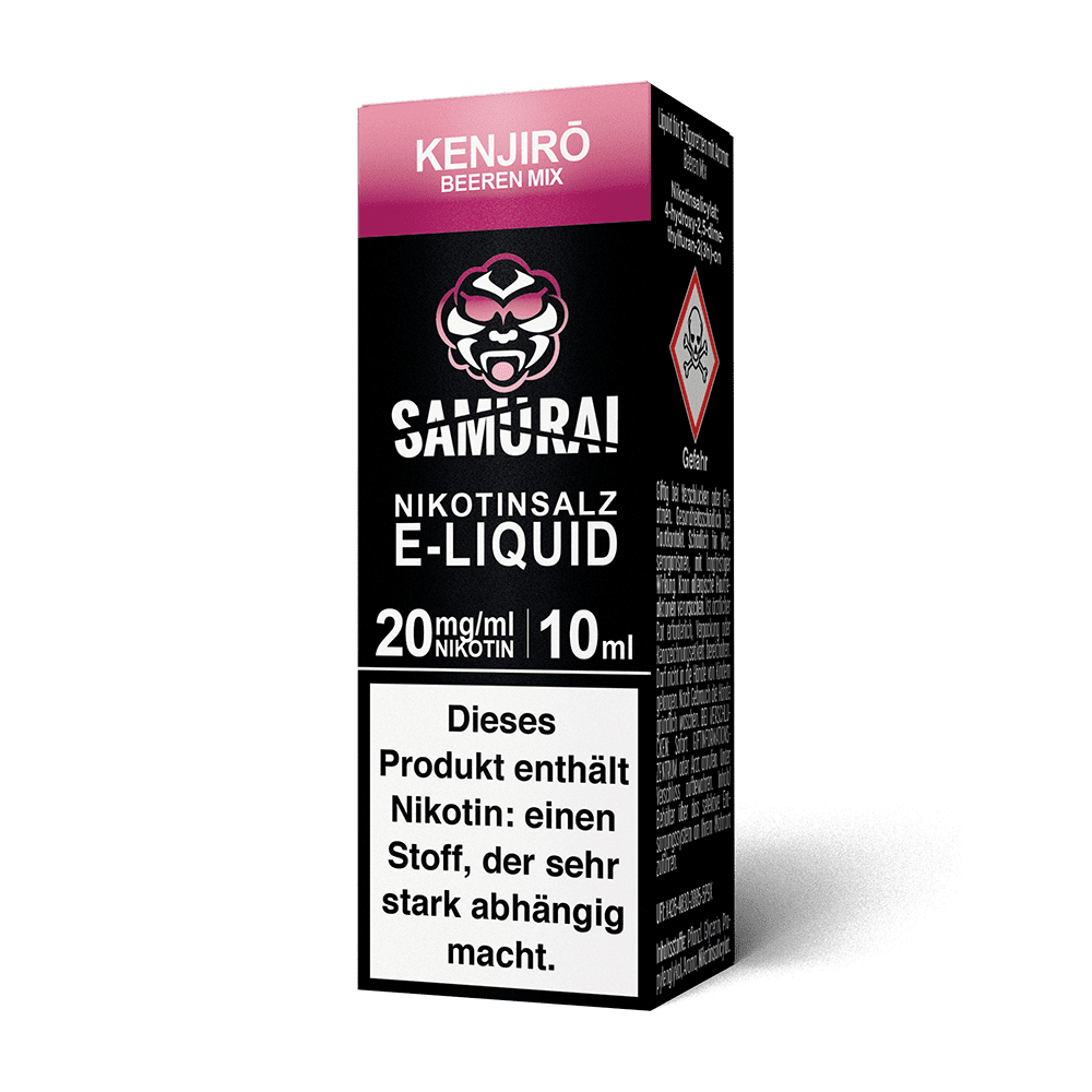 Samurai Nikotinsalz - Kenjiro Beeren Mix - Liquid 20mg 10ml 