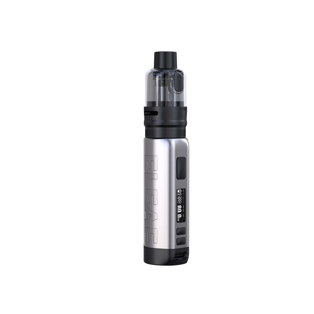 Eleaf iSOLO s + GX Tank Kit 5ml Silver Eleaf iSOLO s + GX Tank Kit 5ml Silver