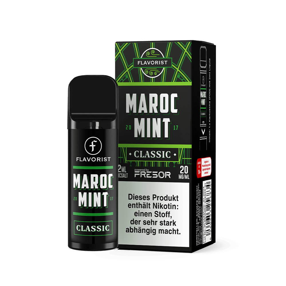 Salt Club Einweg Pod - Flavorist Maroc Mint Classic - 20mg 2ml  C
