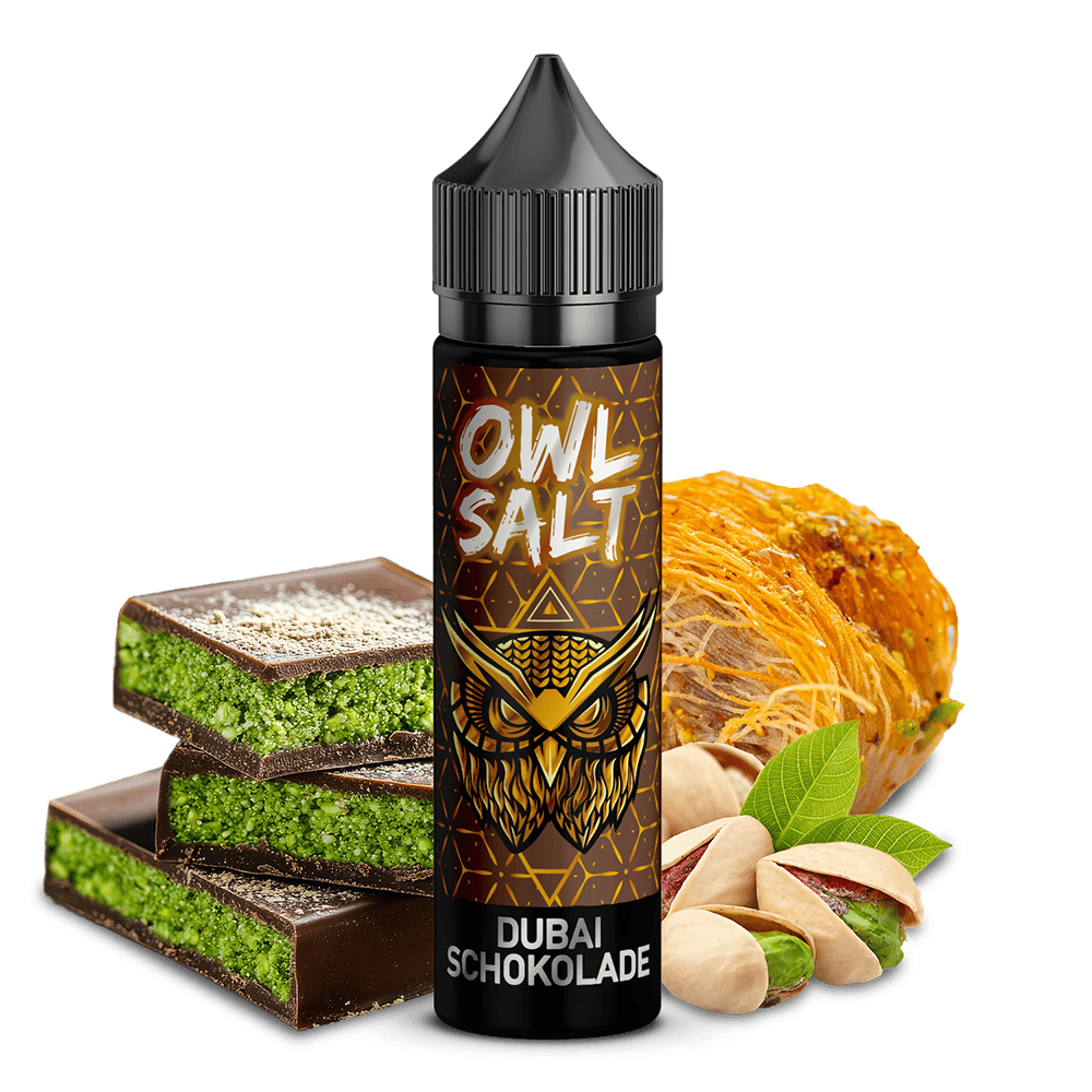 OWL Salt Aroma Longfill - Dubai Schokolade - 10ml in 60ml Flasche 