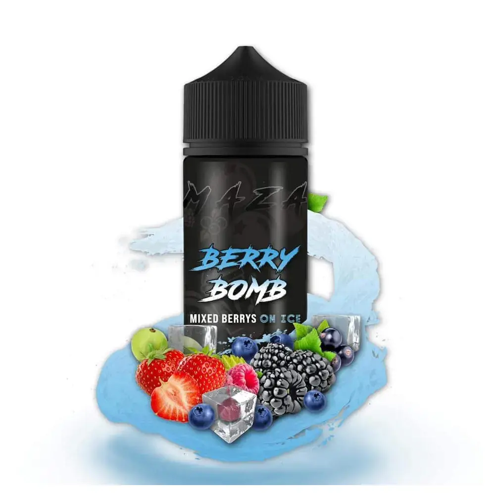 MaZa Berry Bomb 10ml Aroma in 120ml Flasche 