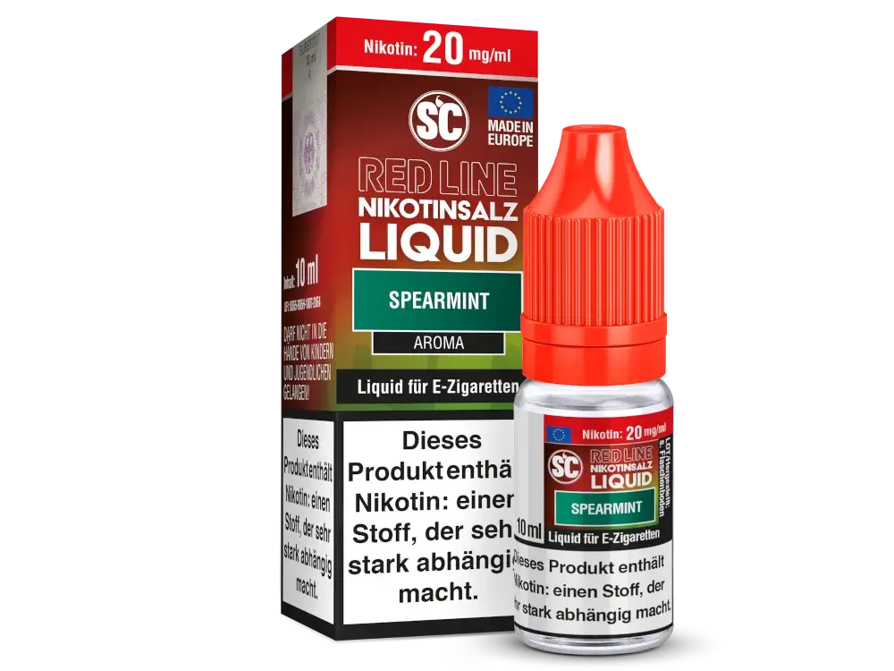 SC Red Line - Spearmint 10ml Nikotinsalz Liquid