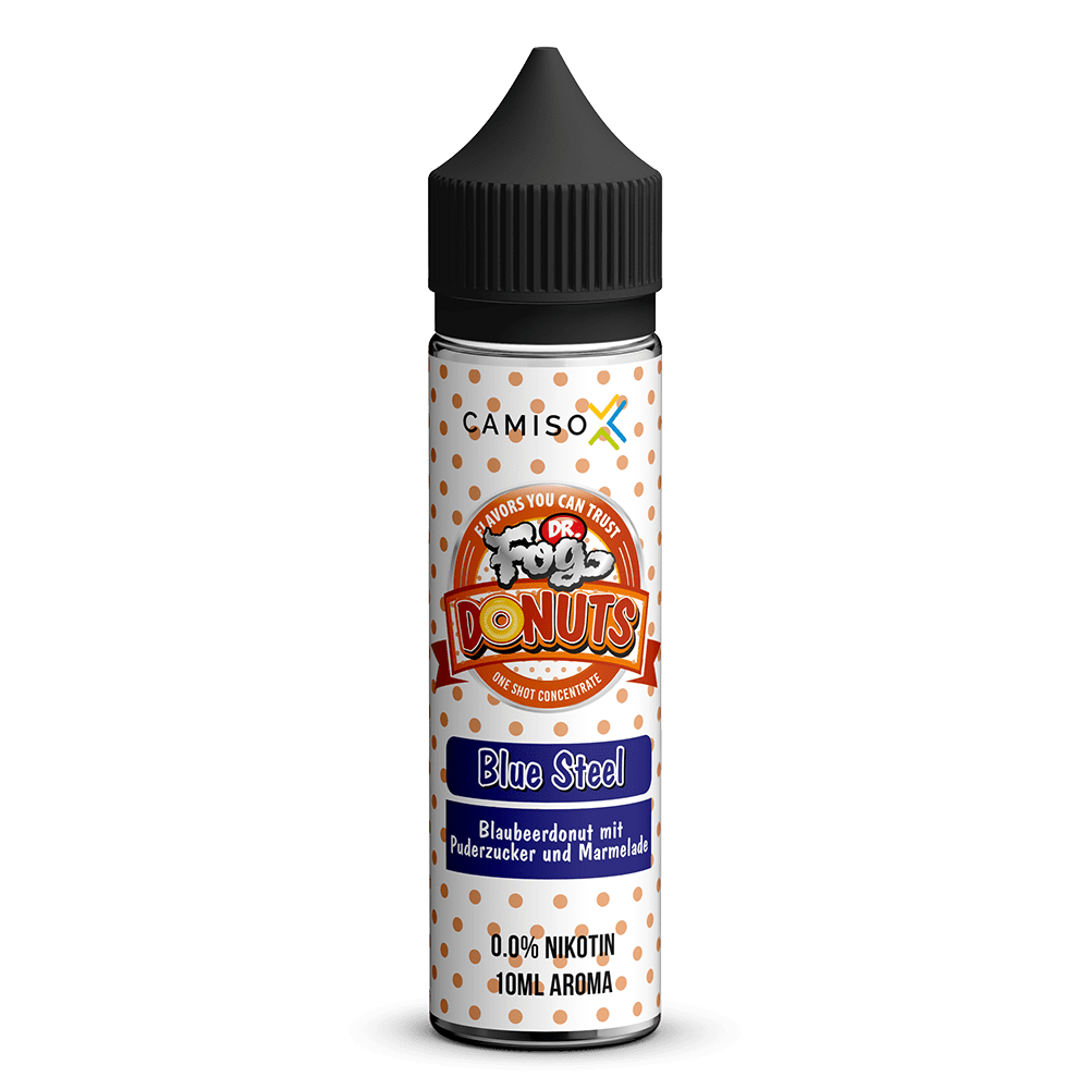 Dr. Fog Aroma Longfill - Blue Steel - 10ml in 60ml Flasche Dr. Fog Aroma Longfill - Blue Steel - 10ml in 60ml Flasche