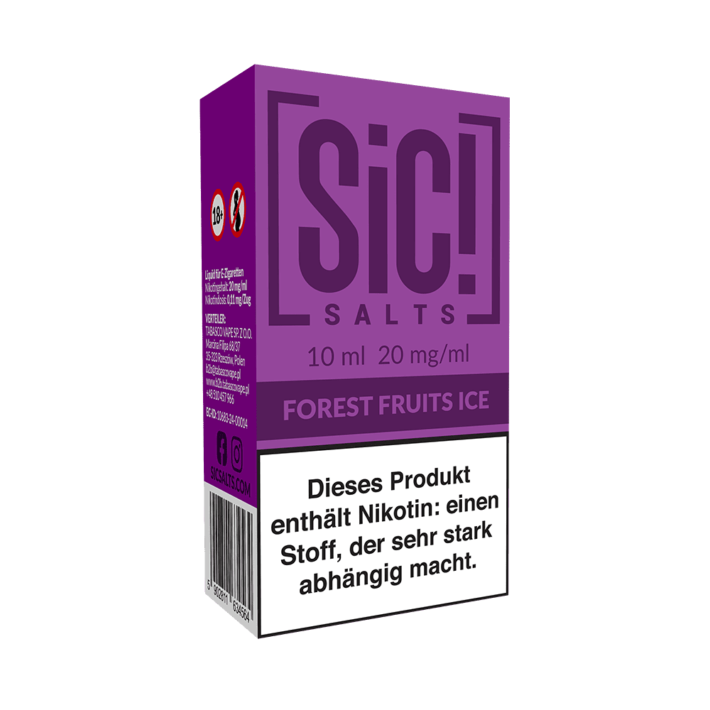 SIC Nikotinsalz - Forest Fruits Ice -10ml Liquid 20mg 