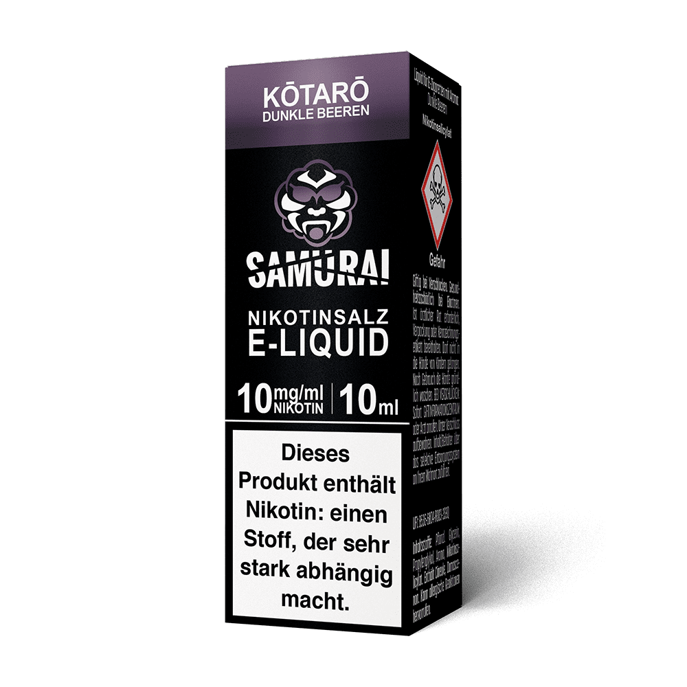 Samurai Nikotinsalz - Kotaro Dunkle Beeren - Liquid 10mg 10ml 