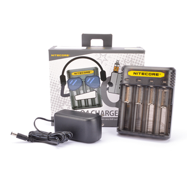 Nitecore Q4 Ladegerät black EU Nitecore Q4 Ladegerät black EU