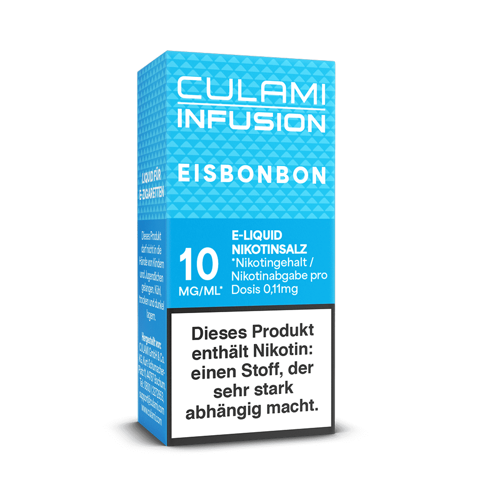 Culami Infusion Nikotinsalz - Eisbonbon - Liquid 10mg 10ml  Culami Infusion Nikotinsalz - Eisbonbon - Liquid 10mg 10ml