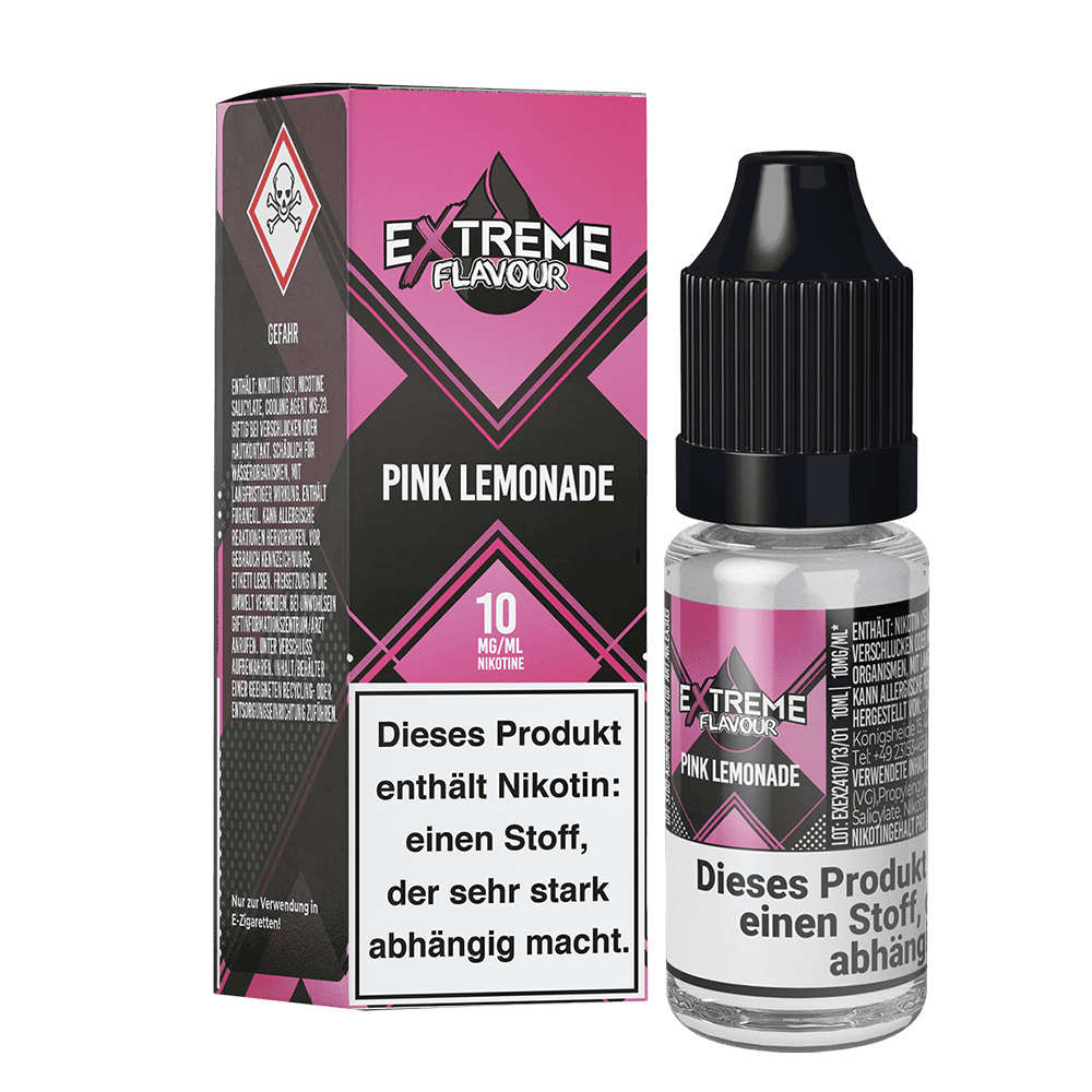 Extreme Flavour - Pink Lemonade - 10mg 10ml Hybrid-Nikotinsalzliquid C Extreme Flavour - Pink Lemonade - 10mg 10ml Hybrid-Nikotinsalzliquid C