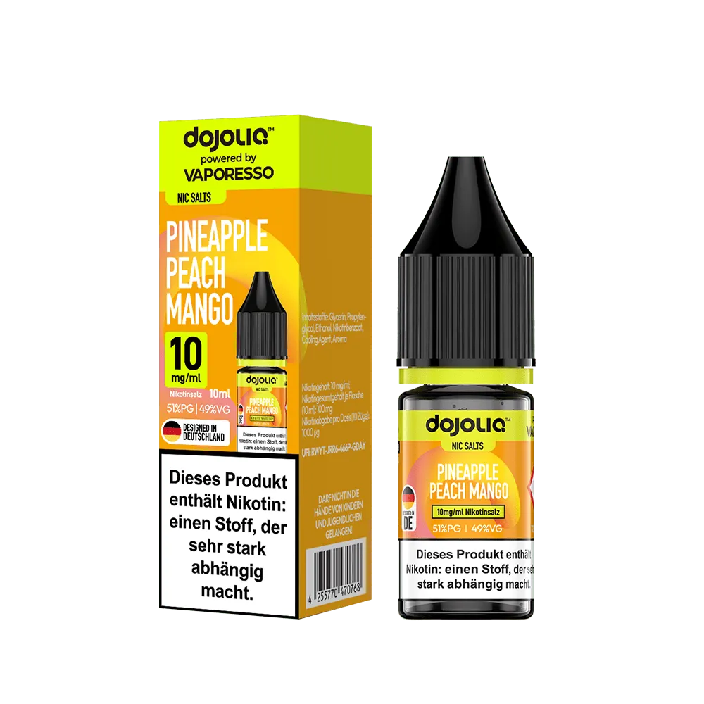 Dojoliq - Pineapple Peach Mango 10ml Nikotinsalz Liquid
